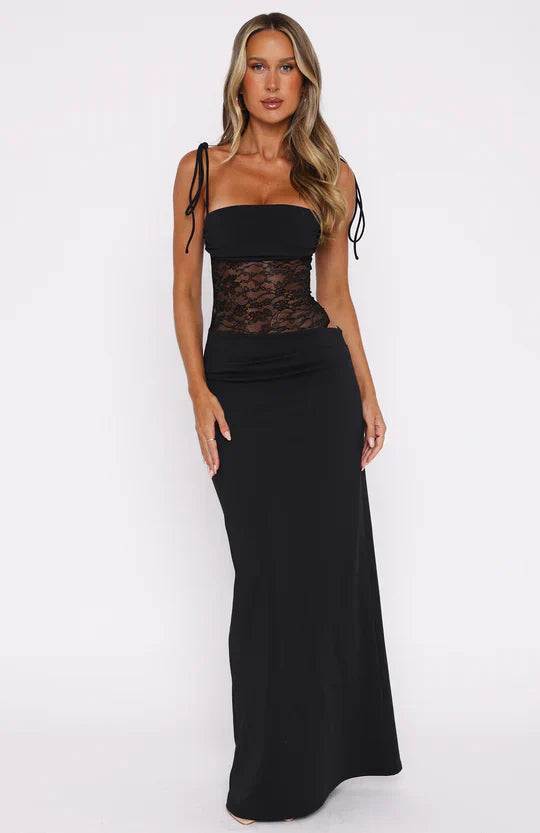 Sophia | Elegante Maxi Jurk met Kant