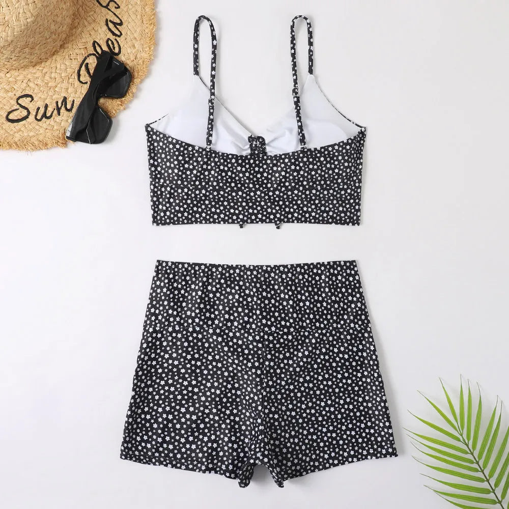 Vivienne | High-Waist Bikini met Bloemenprint