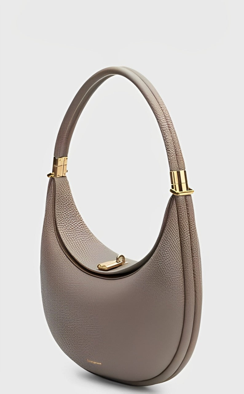 Thonia | Minimalistische Halvemaan Schoudertas