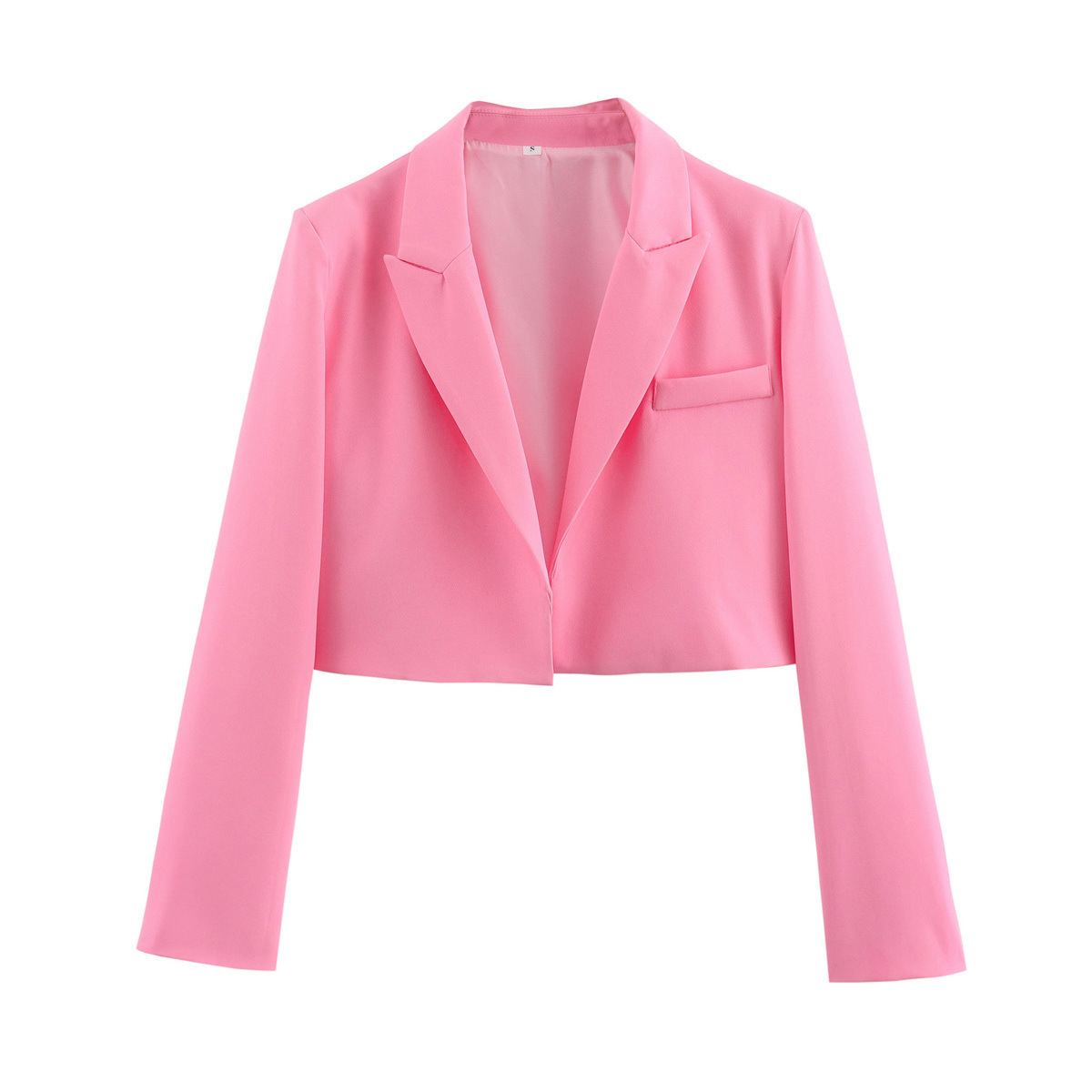 Mita | Cropped Blazer met Klassieke Revers