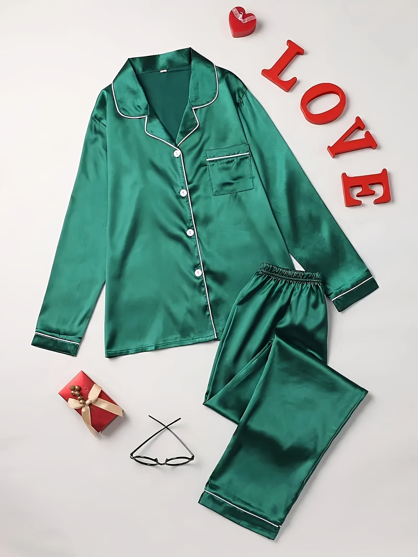 Suze | Luxe Satijnen Pyjama Set