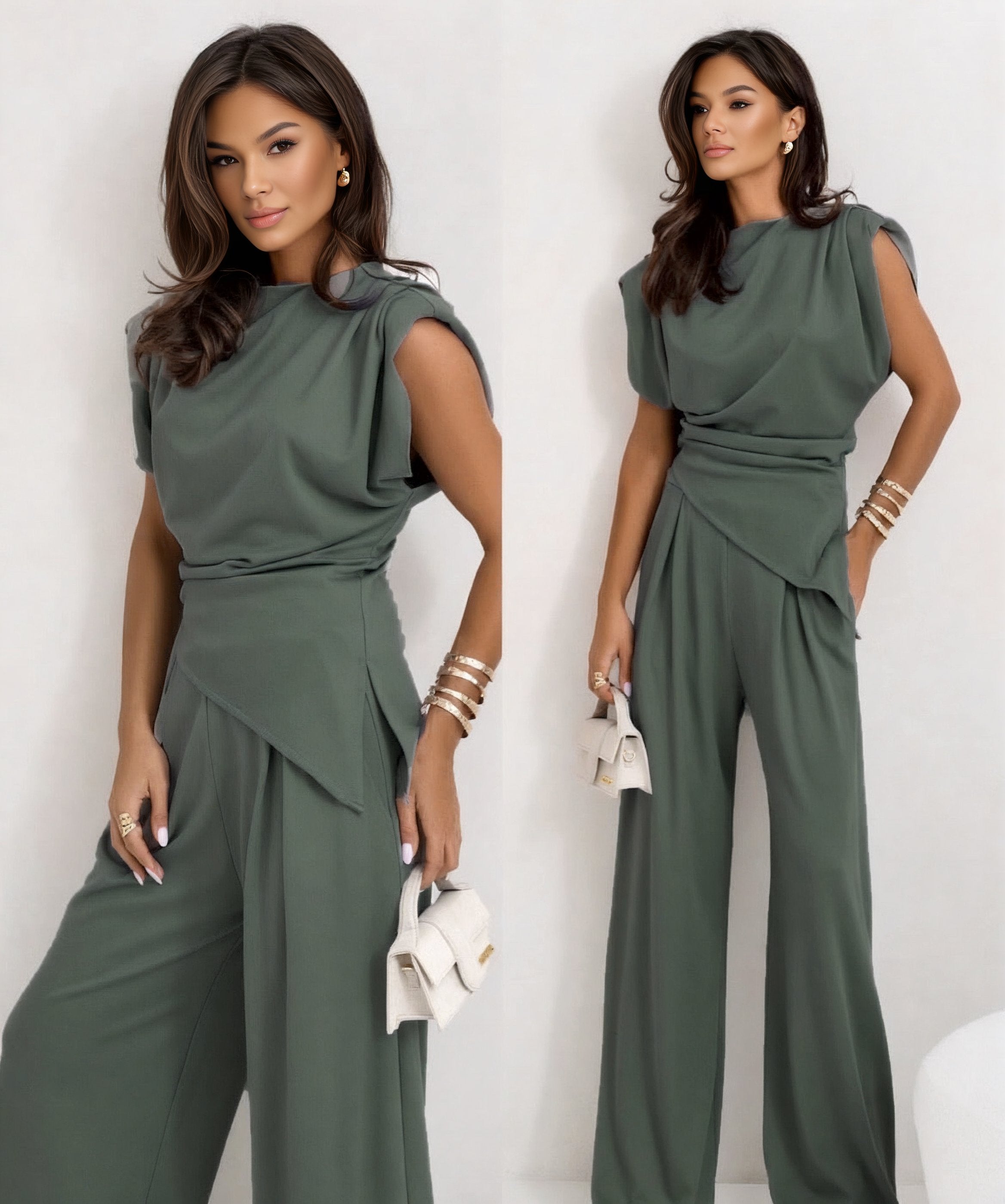 Jade | Chic Mouwloze Twee-Delige Set