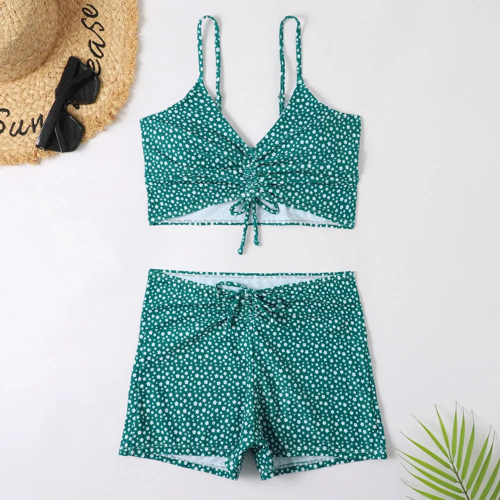 Vivienne | High-Waist Bikini met Bloemenprint