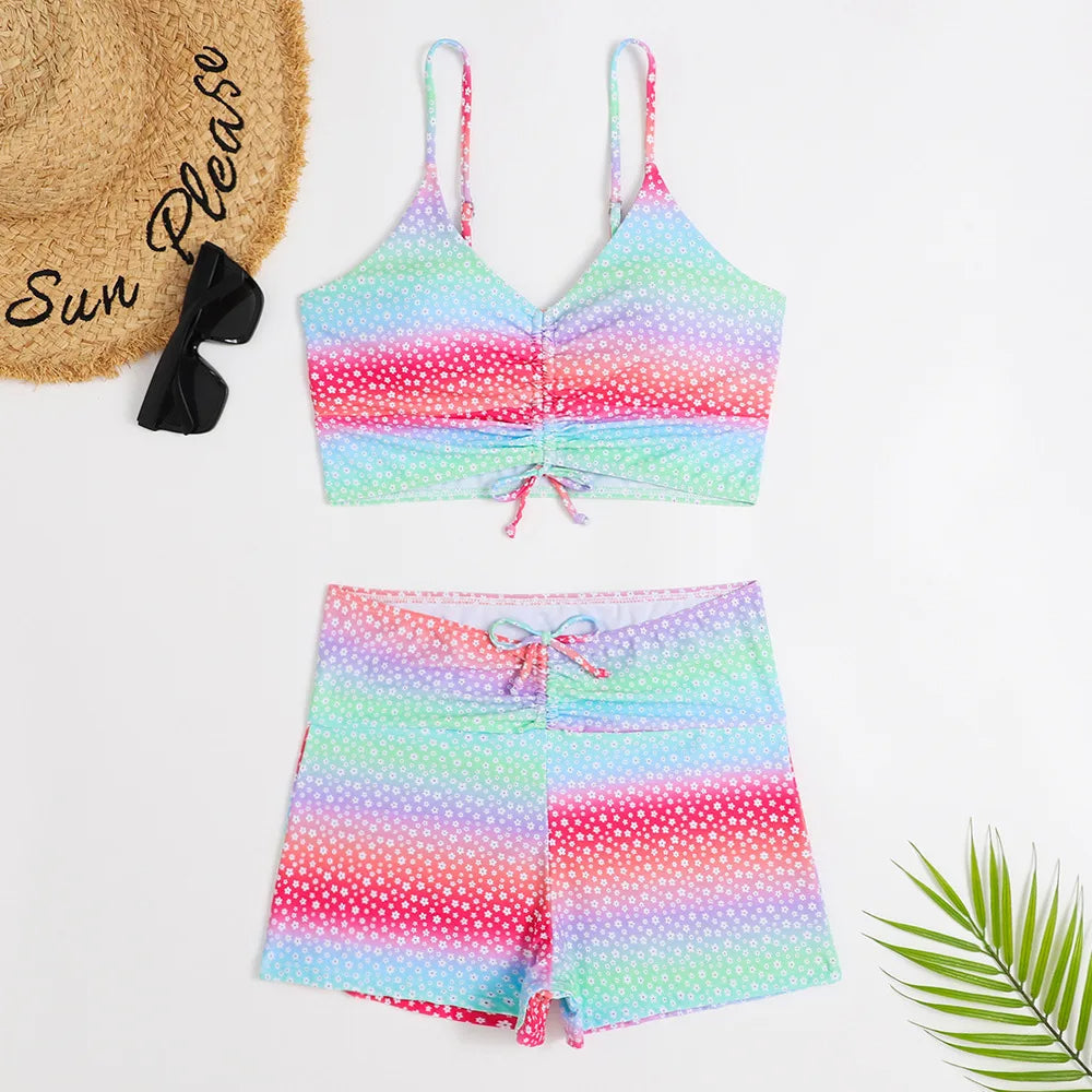 Vivienne | High-Waist Bikini met Bloemenprint