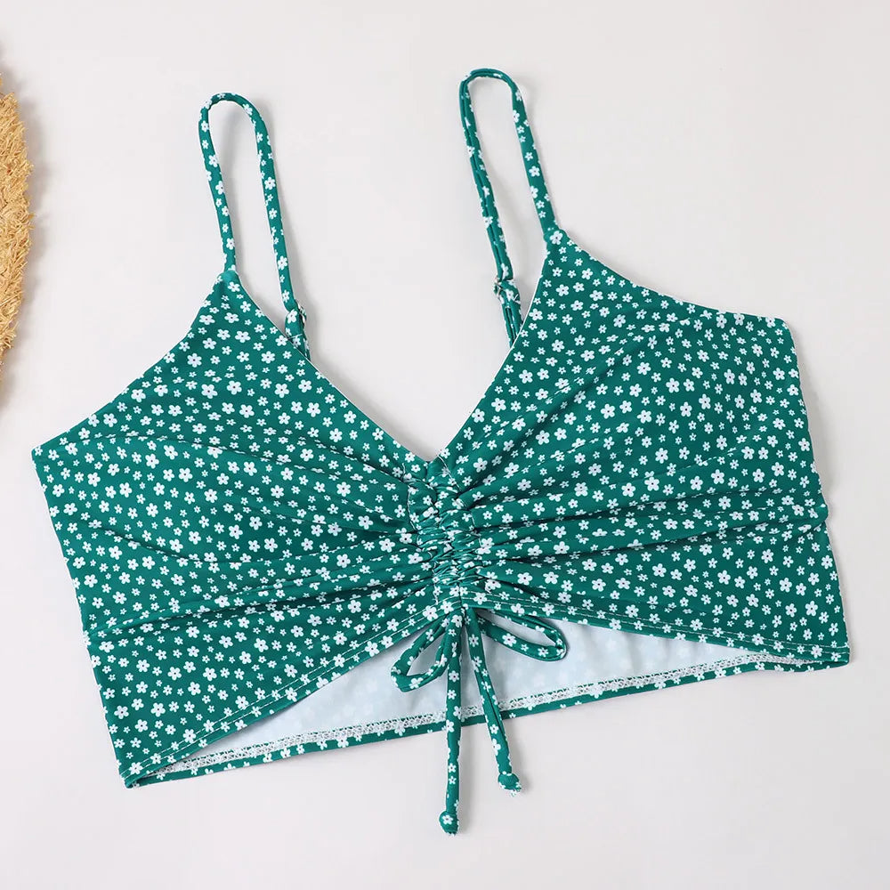 Vivienne | High-Waist Bikini met Bloemenprint