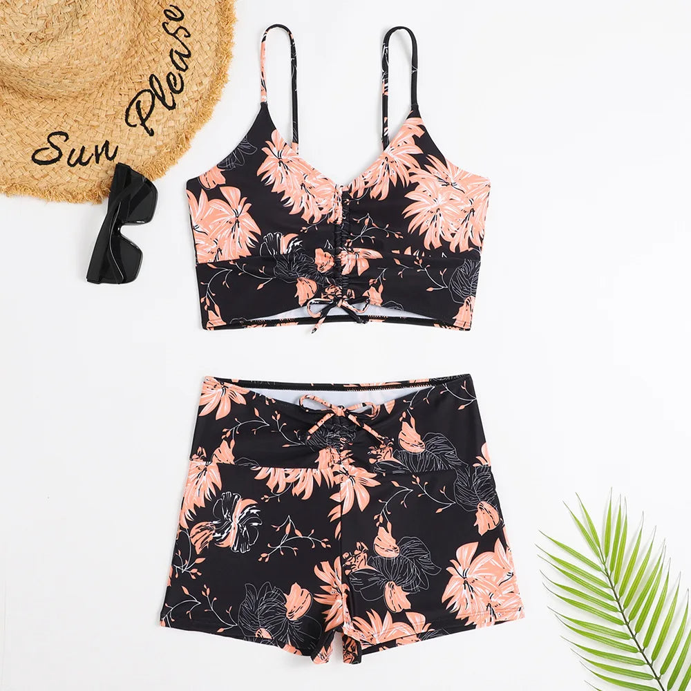 Vivienne | High-Waist Bikini met Bloemenprint