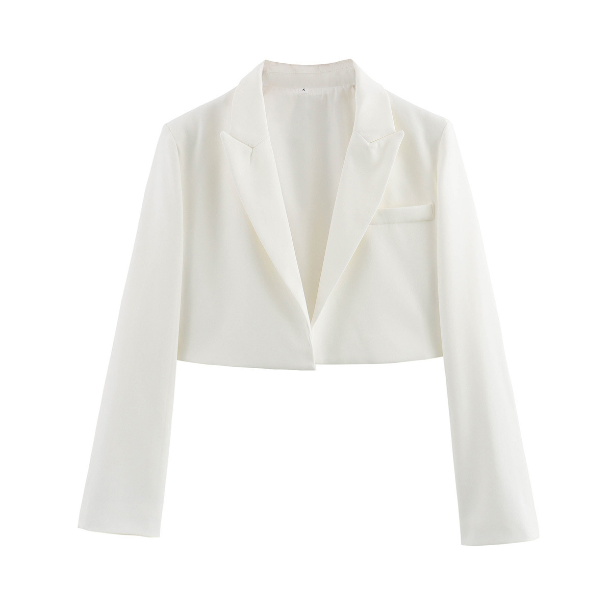 Mita | Cropped Blazer met Klassieke Revers