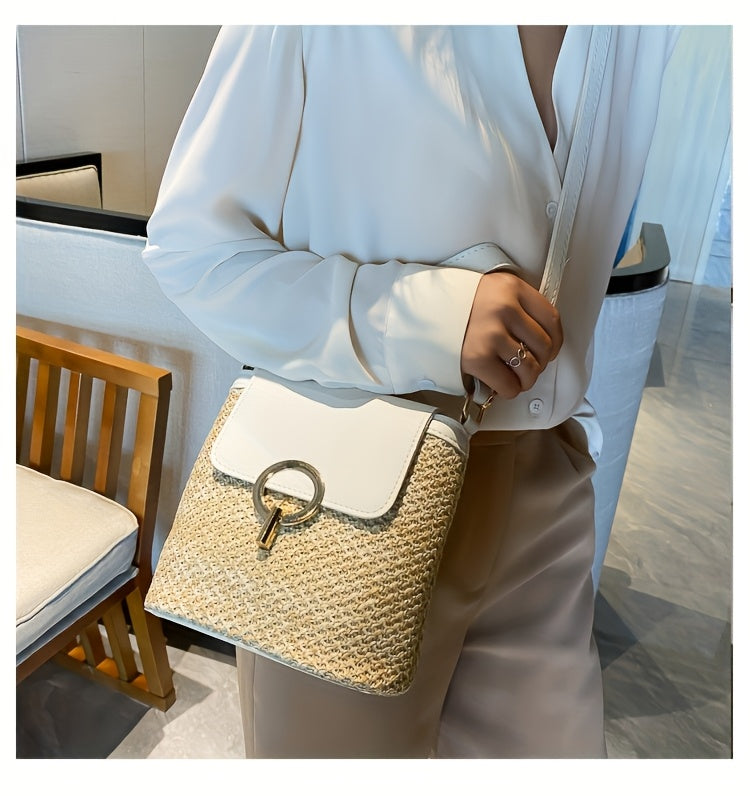 Rhoma | Gevlochten Crossbodytas met Luxe Sluiting