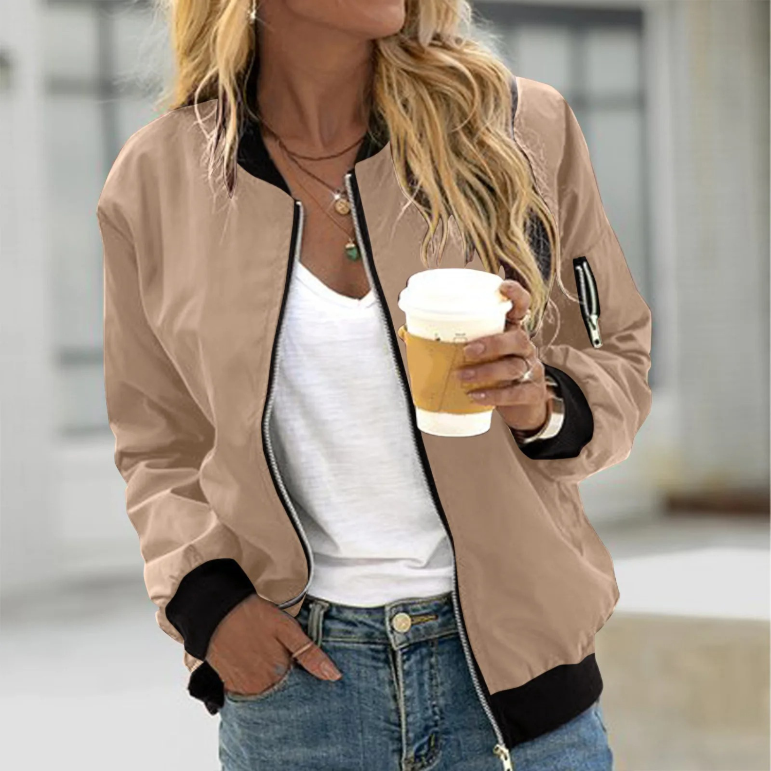 Macy | Casual Bomber Jacket