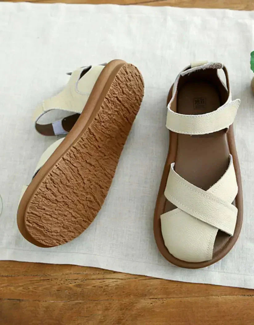 Andreja | Comfortabele Dichte Sandalen met Kruisbanden