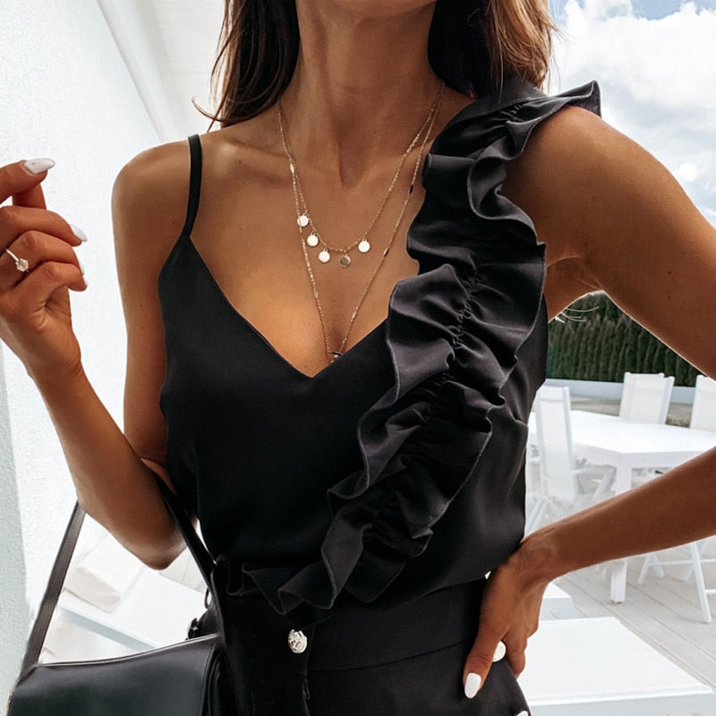 Clare | Ruffled Top