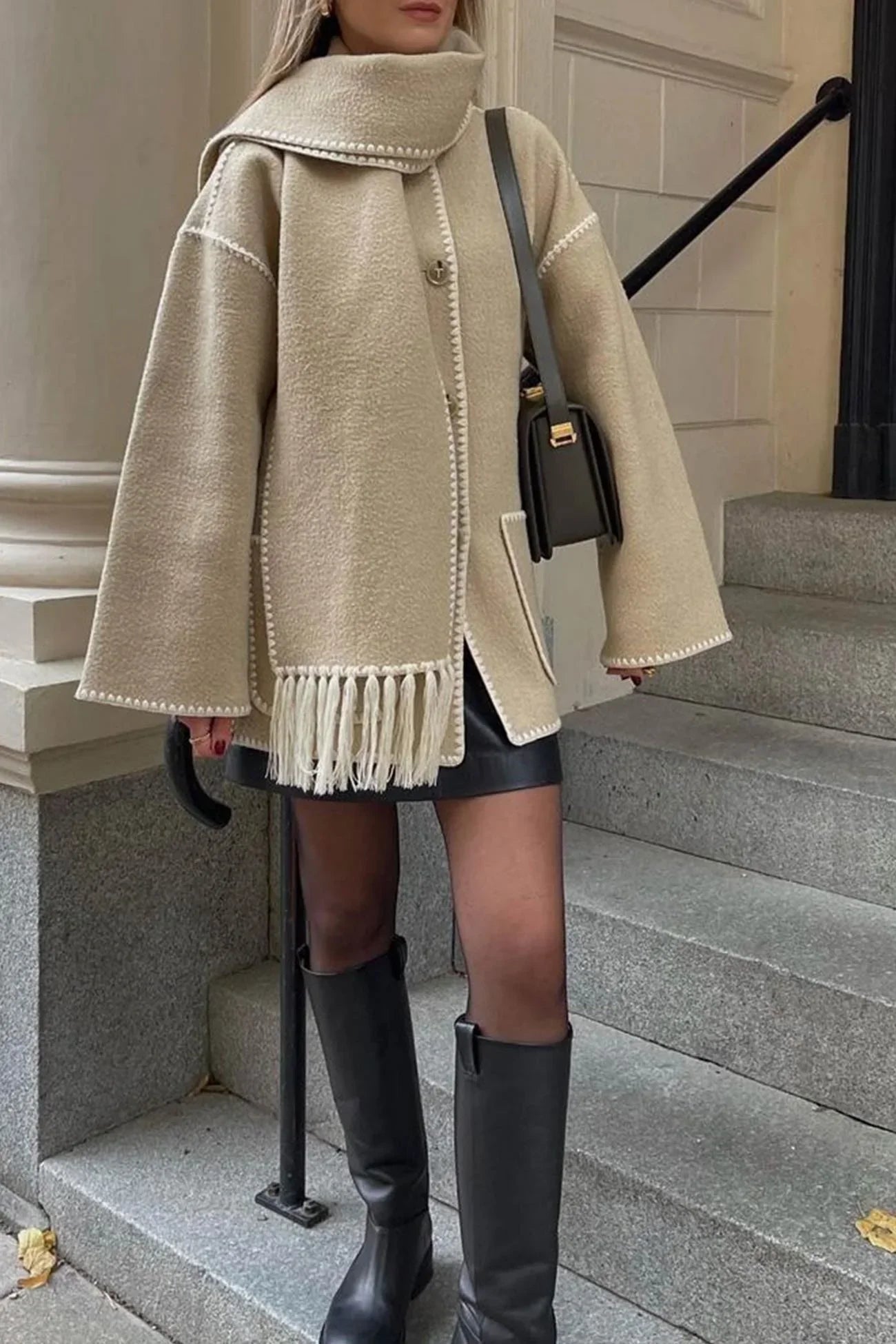 Marie | Scarf Coat