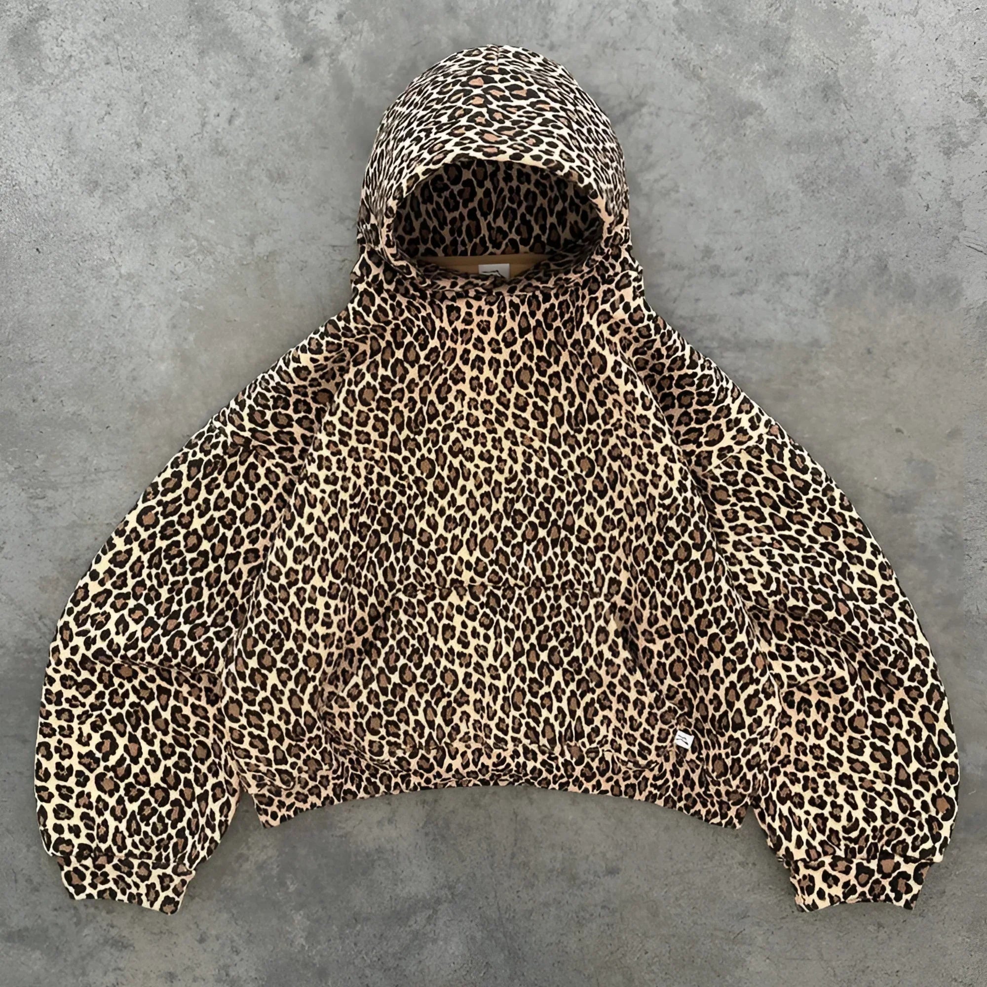 Luxe Oversized Dames Hoodie met Panter Print