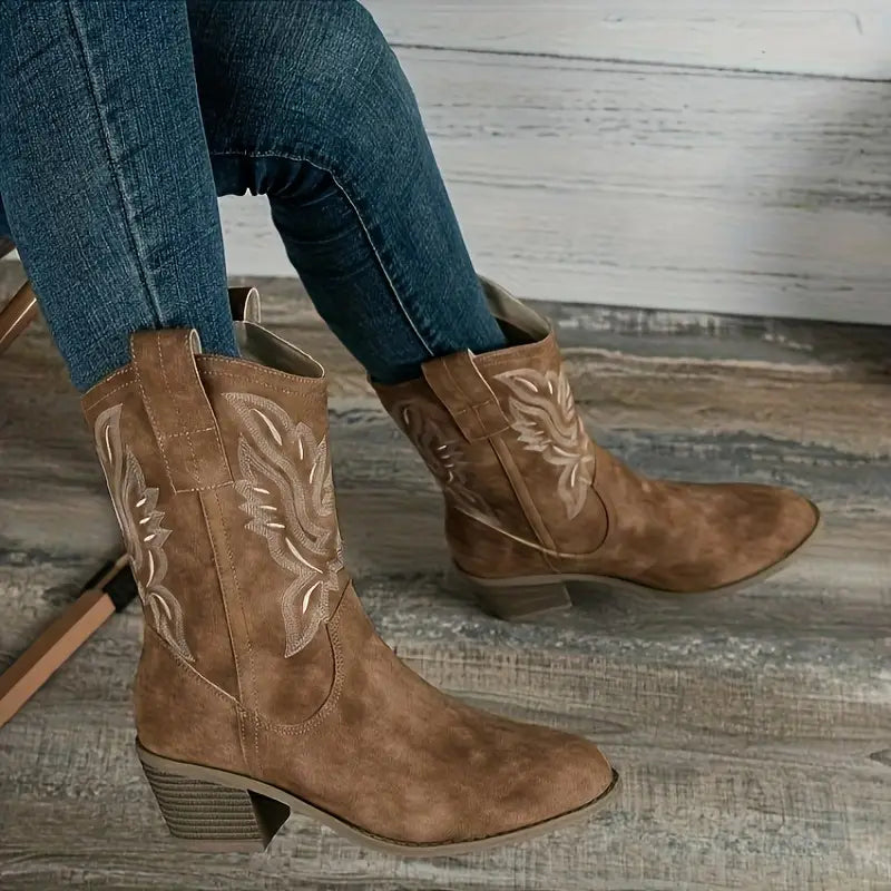 Trendy Elegante Cowboy Dames Laarzen