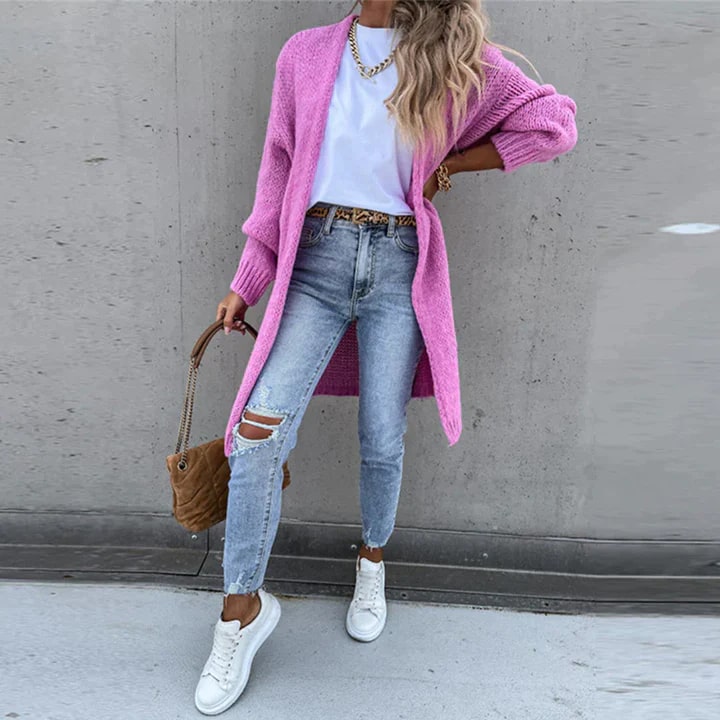 Celeste - Lange Gebreide Cardigan
