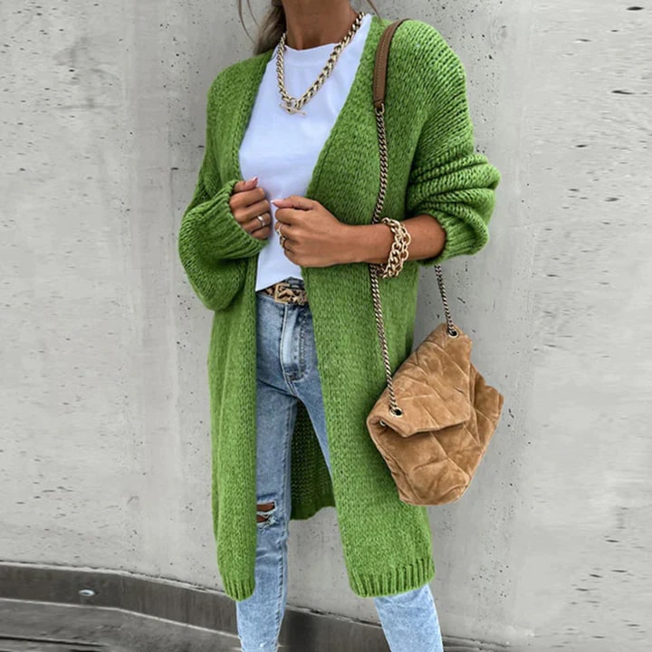 Celeste - Lange Gebreide Cardigan