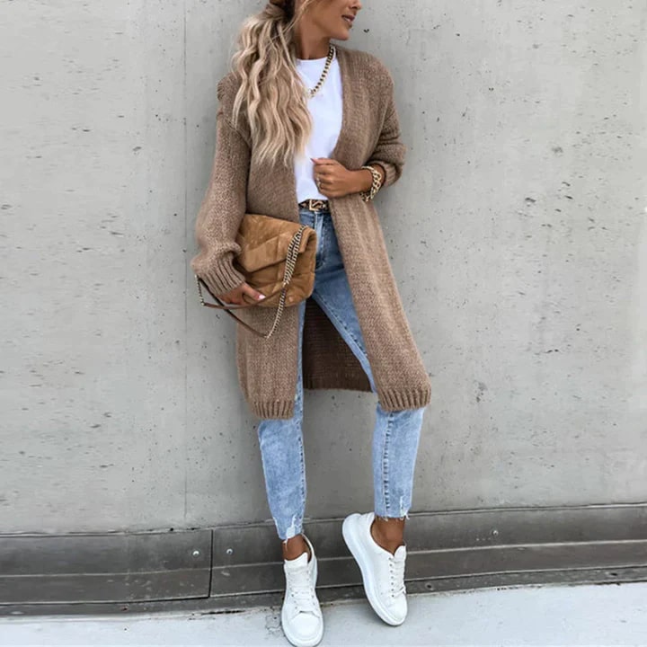 Celeste - Lange Gebreide Cardigan
