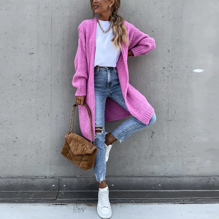 Celeste - Lange Gebreide Cardigan