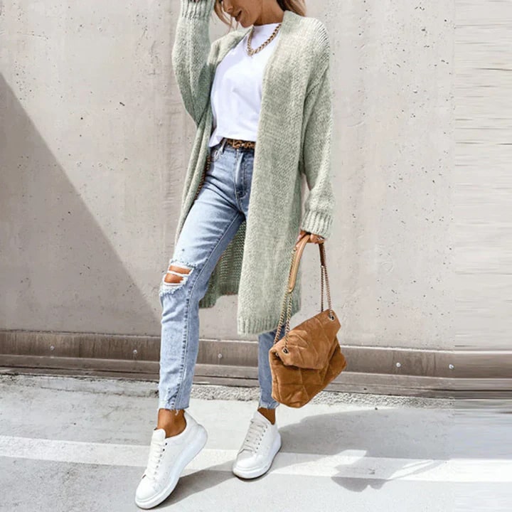 Celeste - Lange Gebreide Cardigan