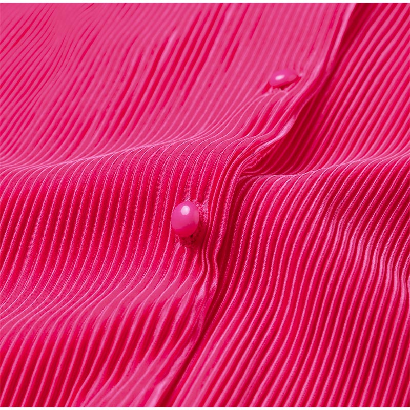 Magenta | Luxe Plissé Set met Losvallend Silhouet