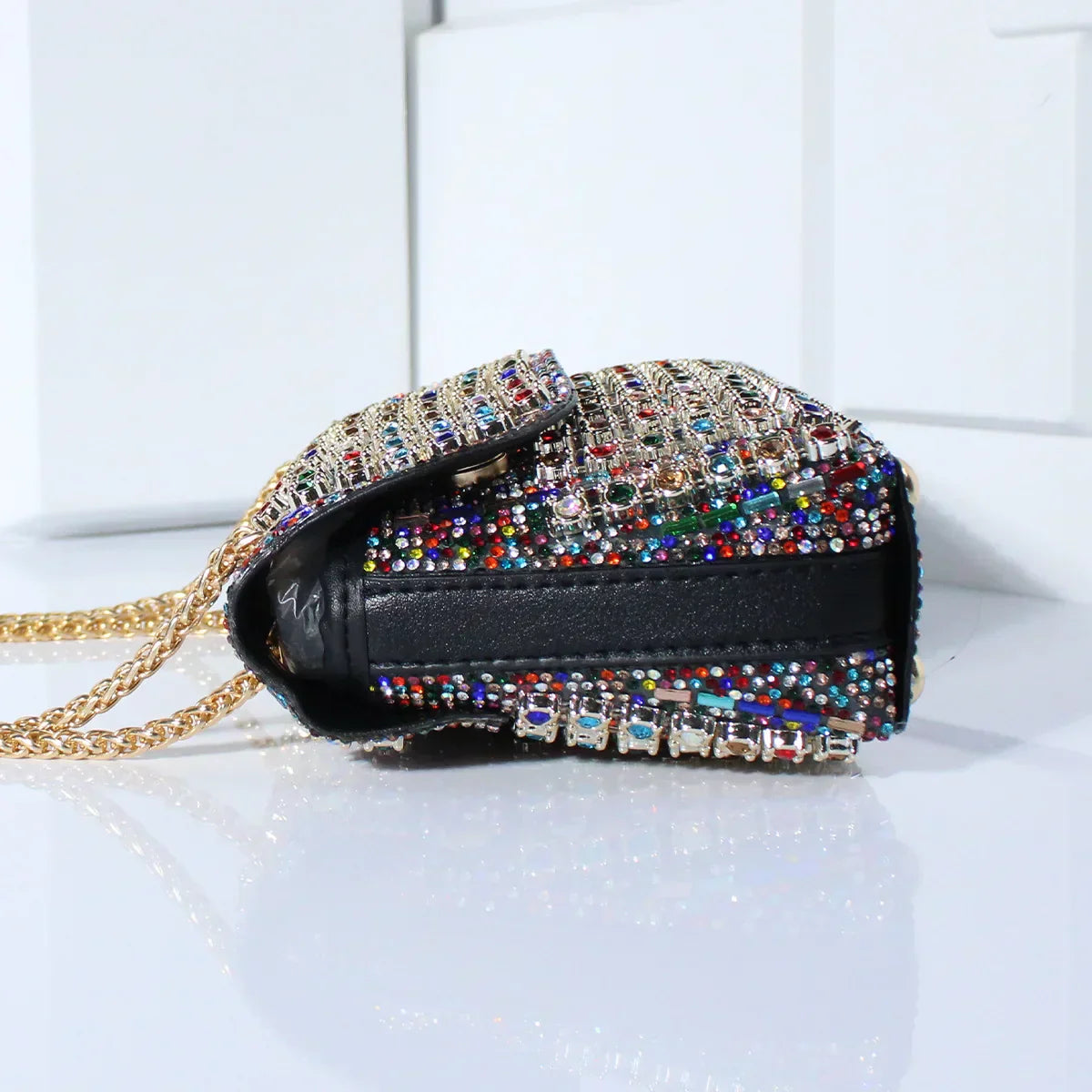 Tadea | Statement Schoudertas met Strass Mozaïek