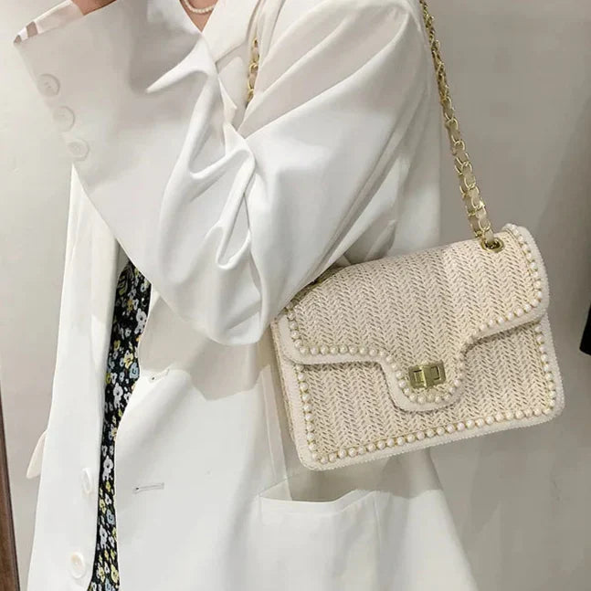 Miya | Boho Dames Handtas met Pareldetail