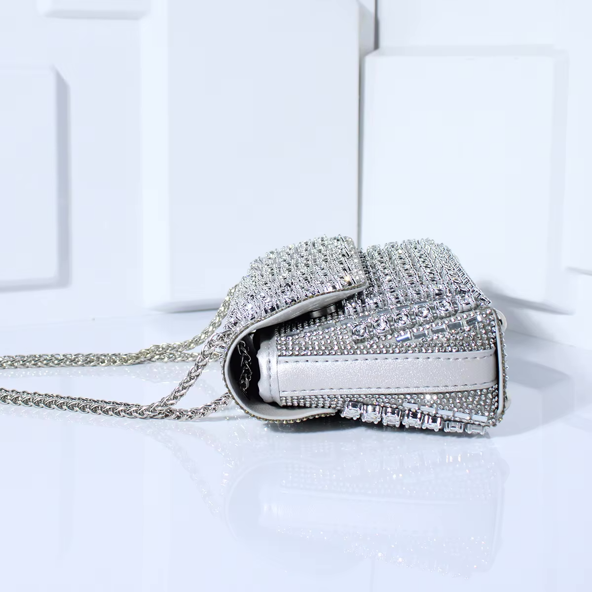 Tadea | Statement Schoudertas met Strass Mozaïek