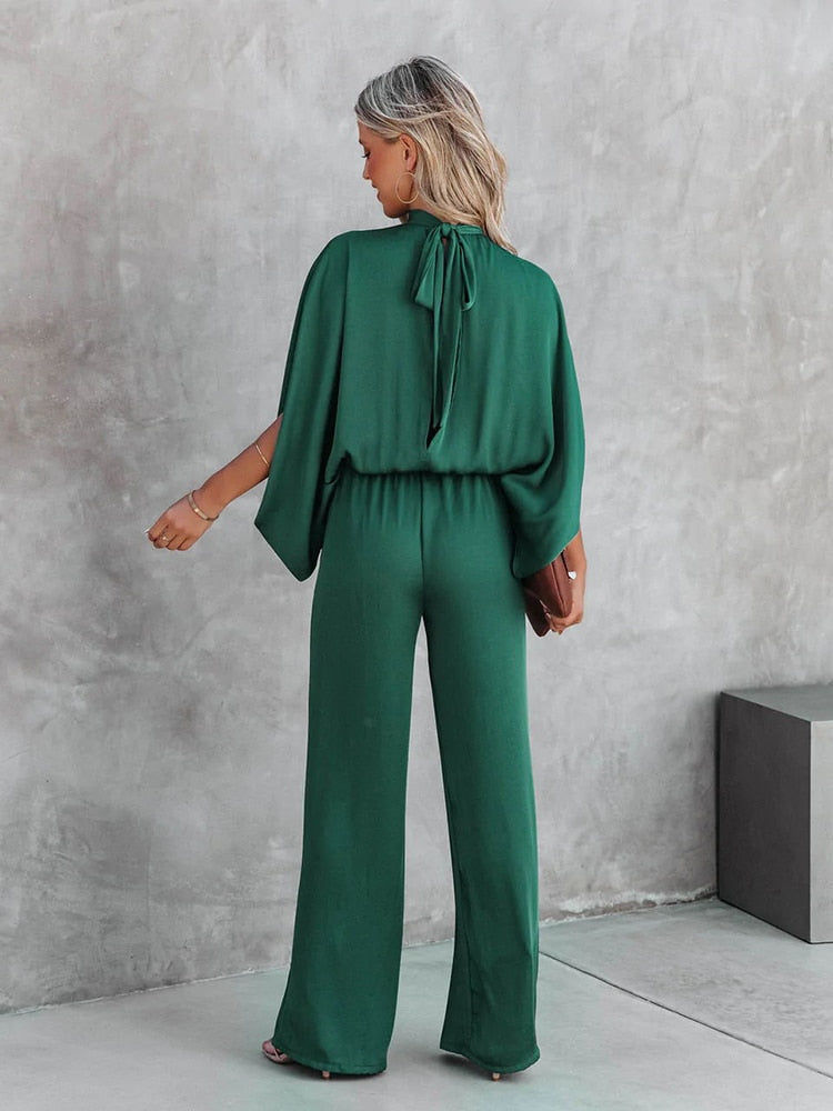 Nathalie | Elegante Jumpsuit met Wijde Mouwen