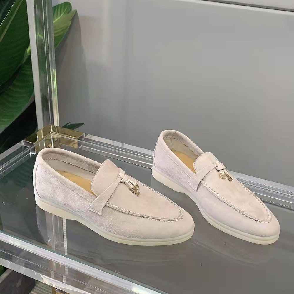 Selin | Suede Dames Loafers