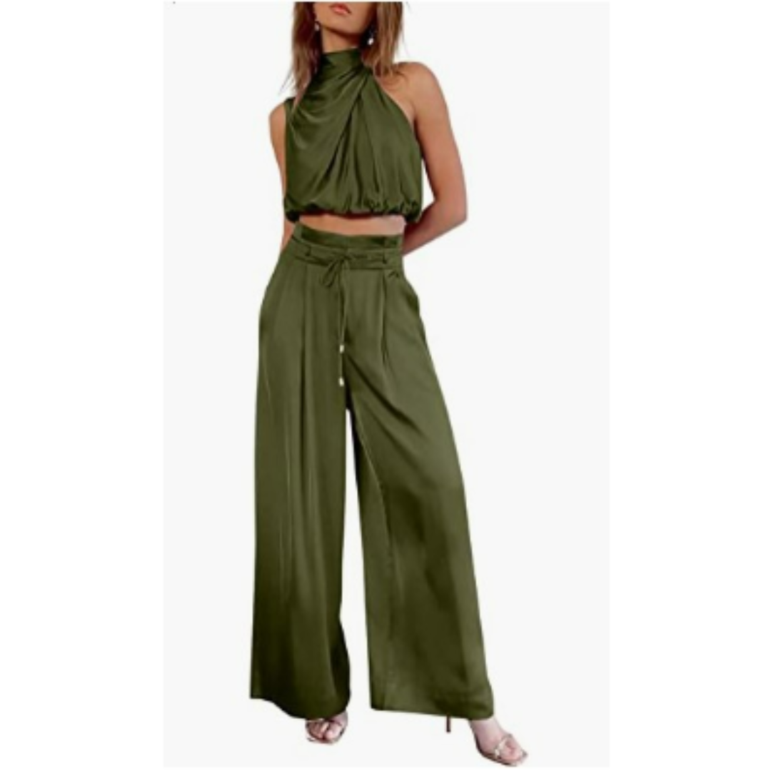 Coleena | Satijnen Co-ord Set