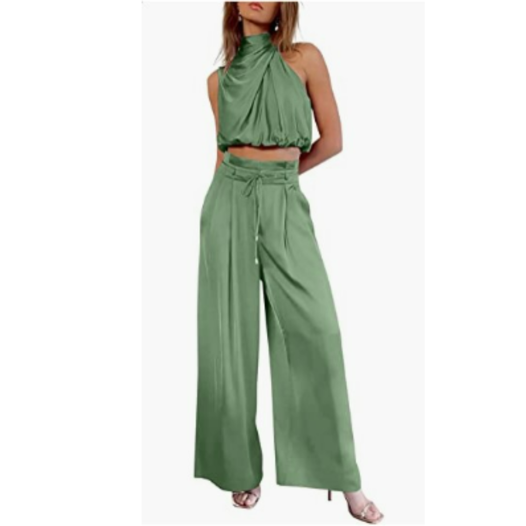 Coleena | Satijnen Co-ord Set