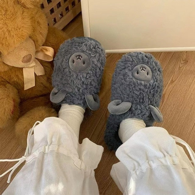 Luxe Comfortabele Vrouwen Pantoffels Met Dierenprint