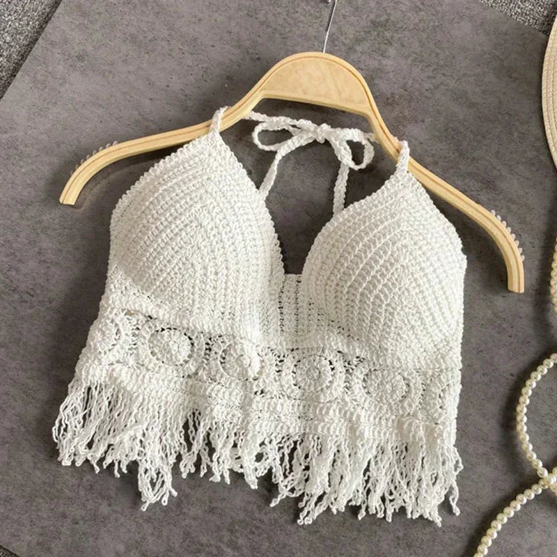 Ailany | Boho Crochet Bikini Top