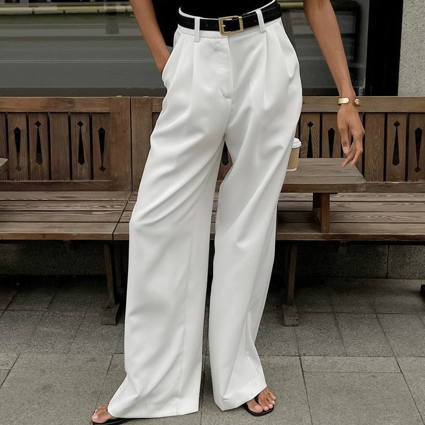 Geni | High-Waist Wide Leg Broek