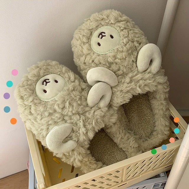 Luxe Comfortabele Vrouwen Pantoffels Met Dierenprint