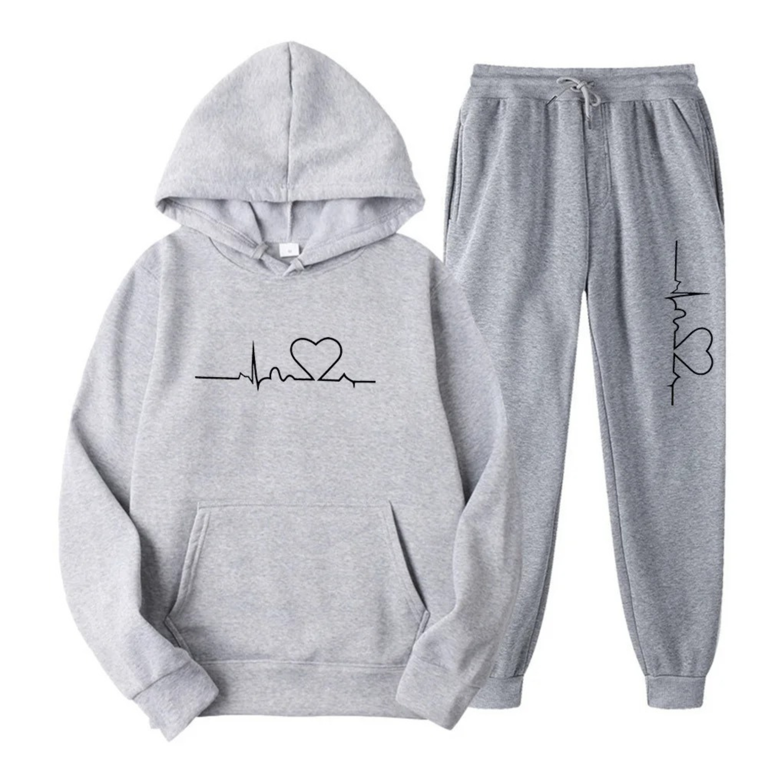 Comfortabele Oversized Dames Hoodie Trainingspak Set