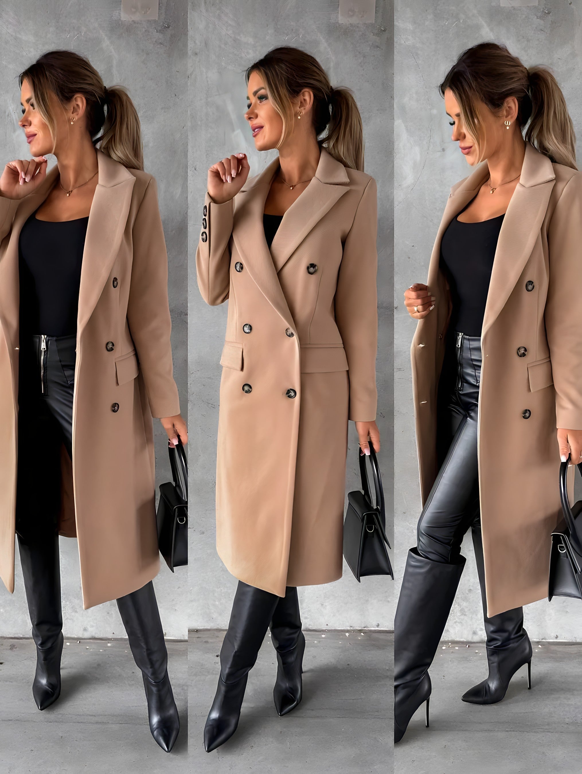 Jaycee | Elegante Double-Breasted Dames Jas