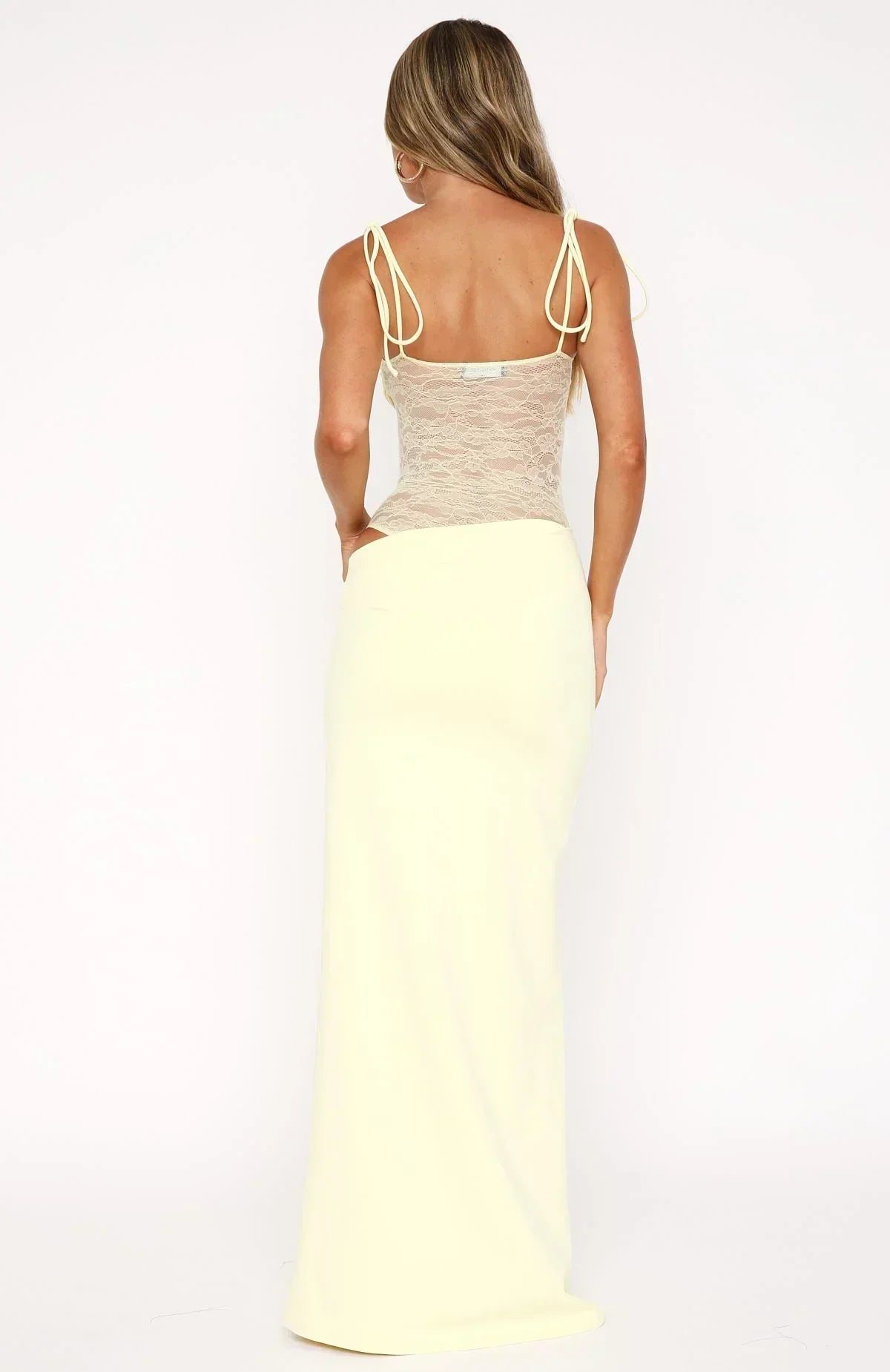 Sophia | Elegante Maxi Jurk met Kant