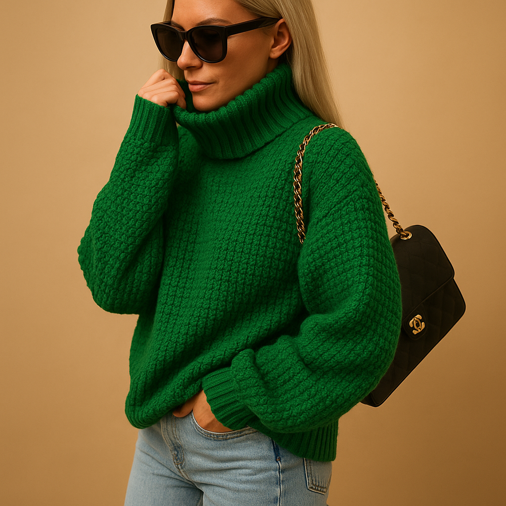 Oversized Gebreide Coltrui Voor Dames