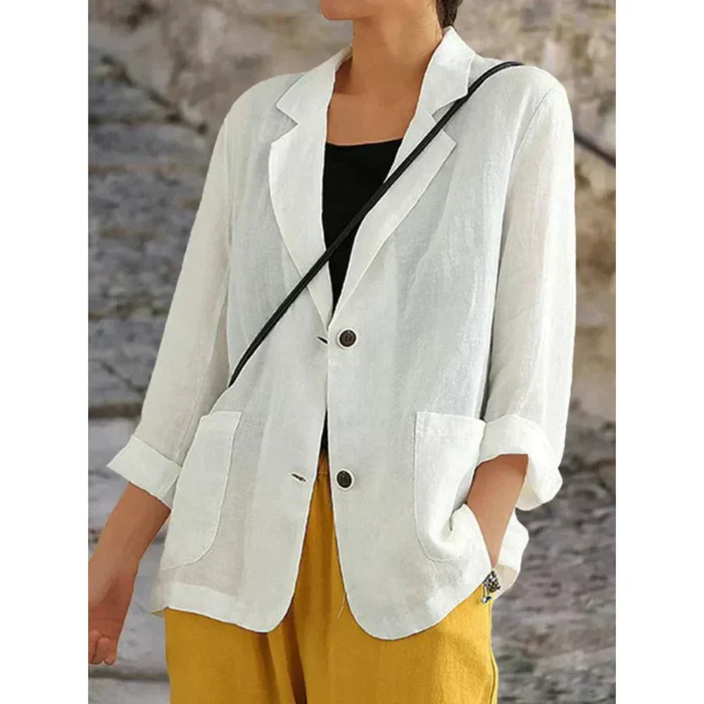 Luchtige comfortabele dames blazer