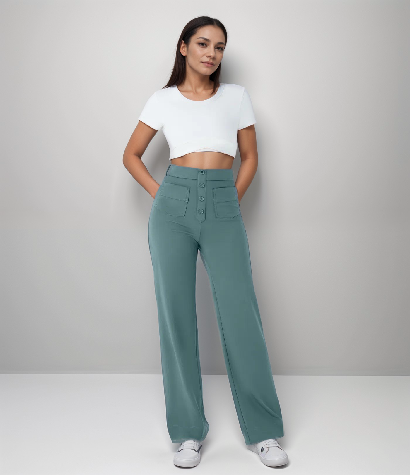 Elsa | Trendy Elastische Hoge Taille Sculpt Broek