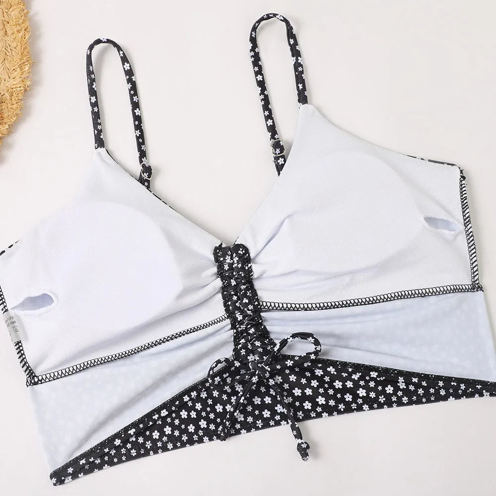Vivienne | High-Waist Bikini met Bloemenprint