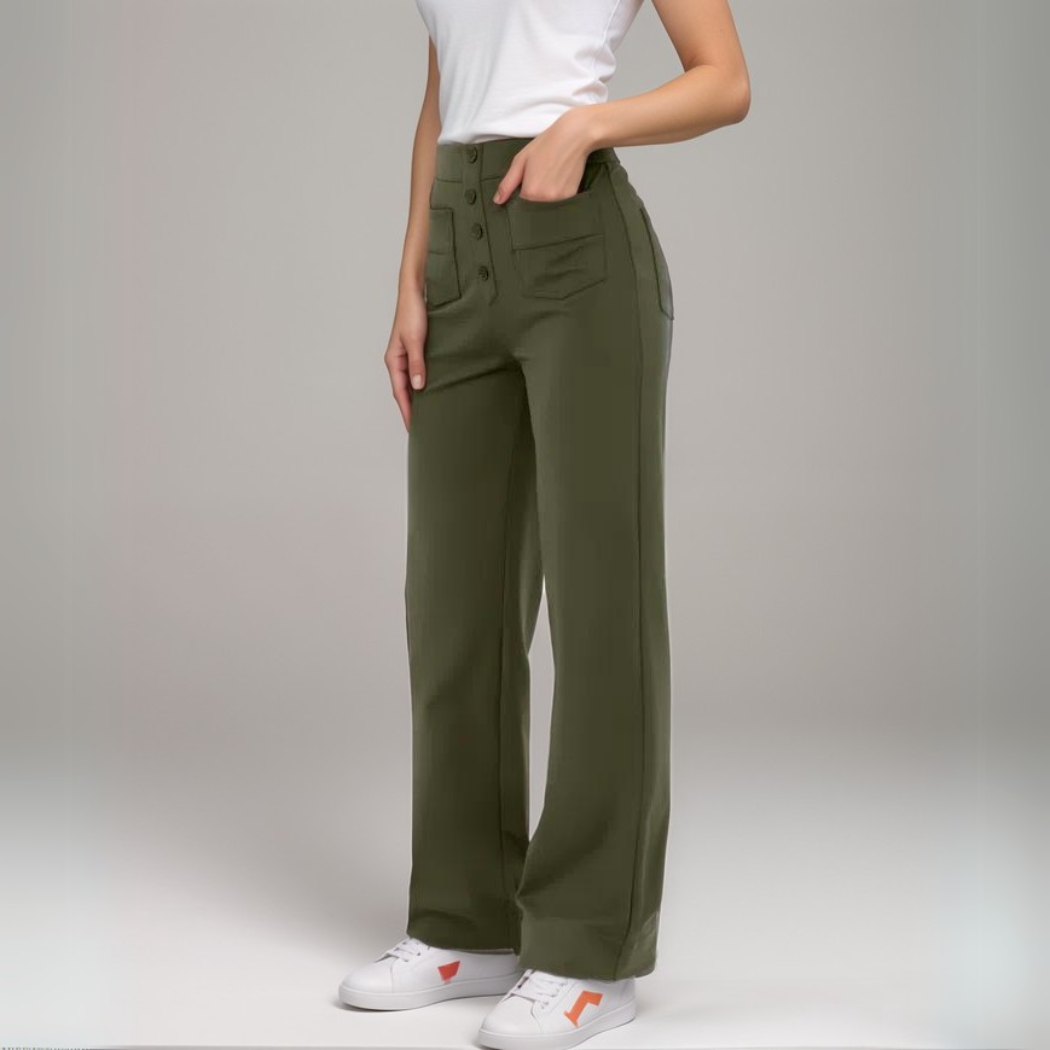 Elsa | Trendy Elastische Hoge Taille Sculpt Broek