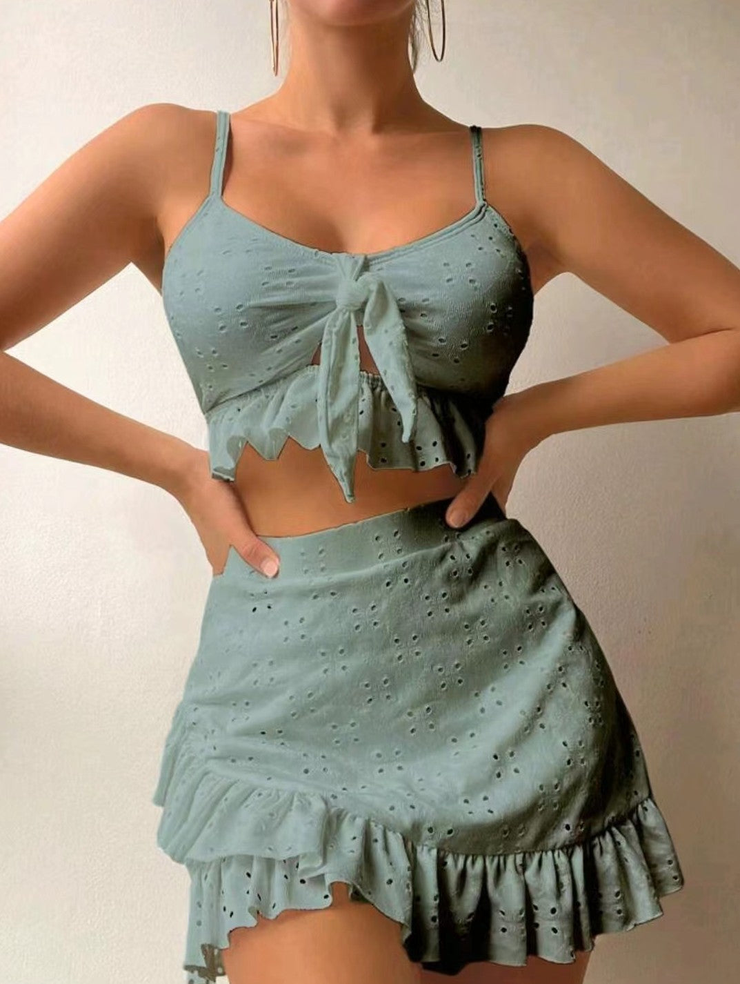 Jasmine | Ruffled Bikini Set
