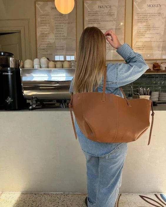Talea | Minimalistische Leren Schoudertas