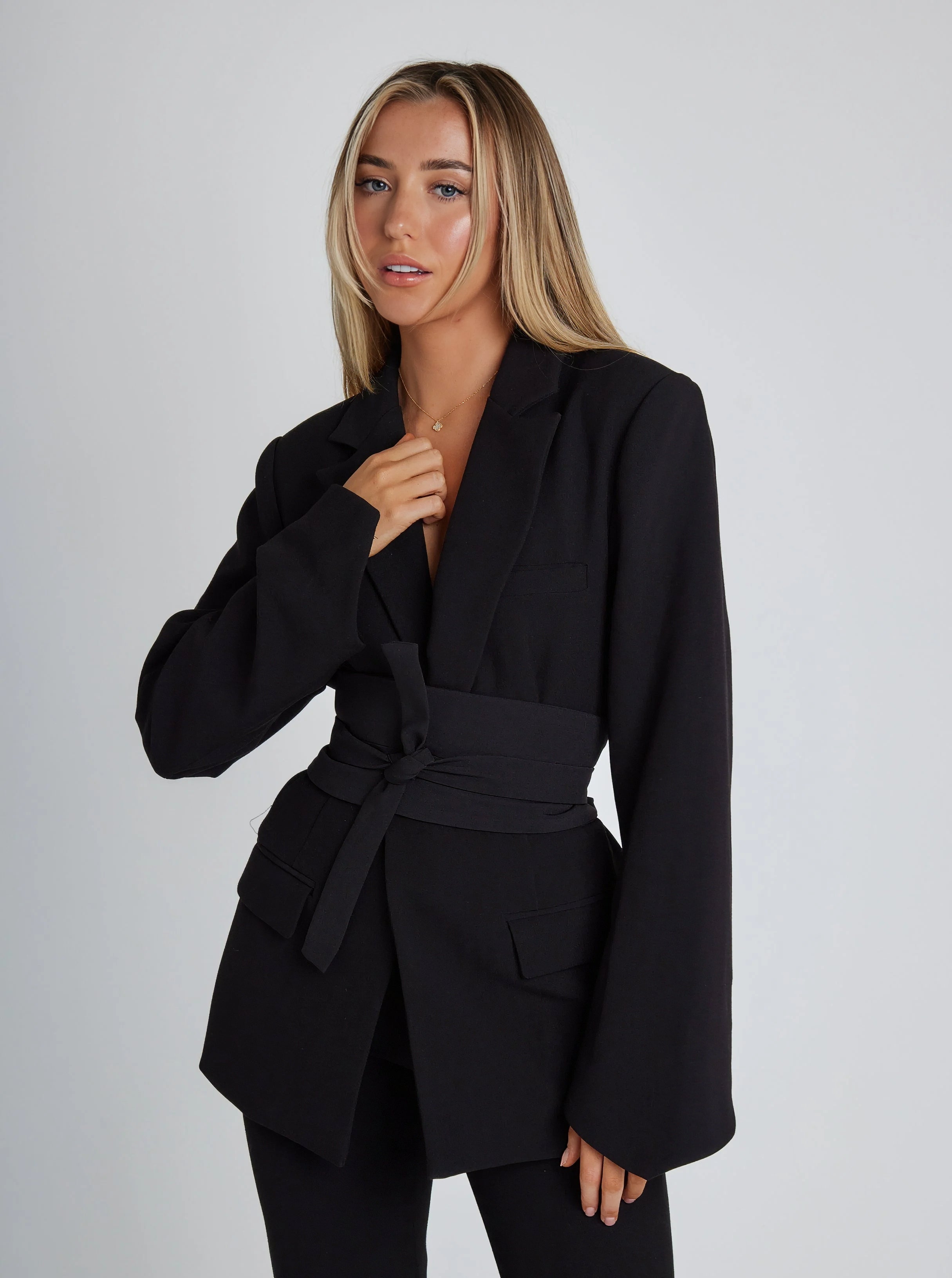 Hillary | Belted Blazer