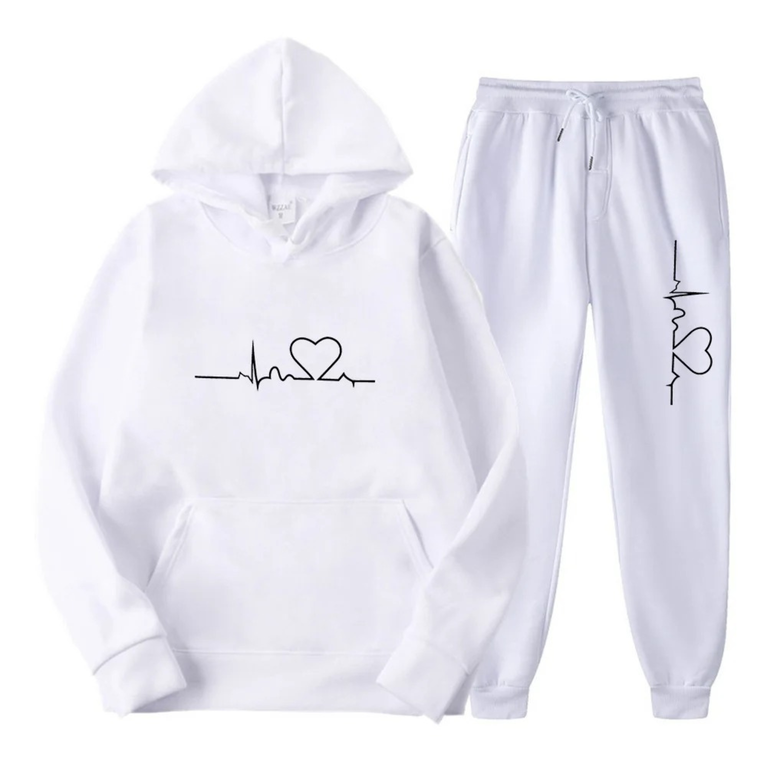 Comfortabele Oversized Dames Hoodie Trainingspak Set