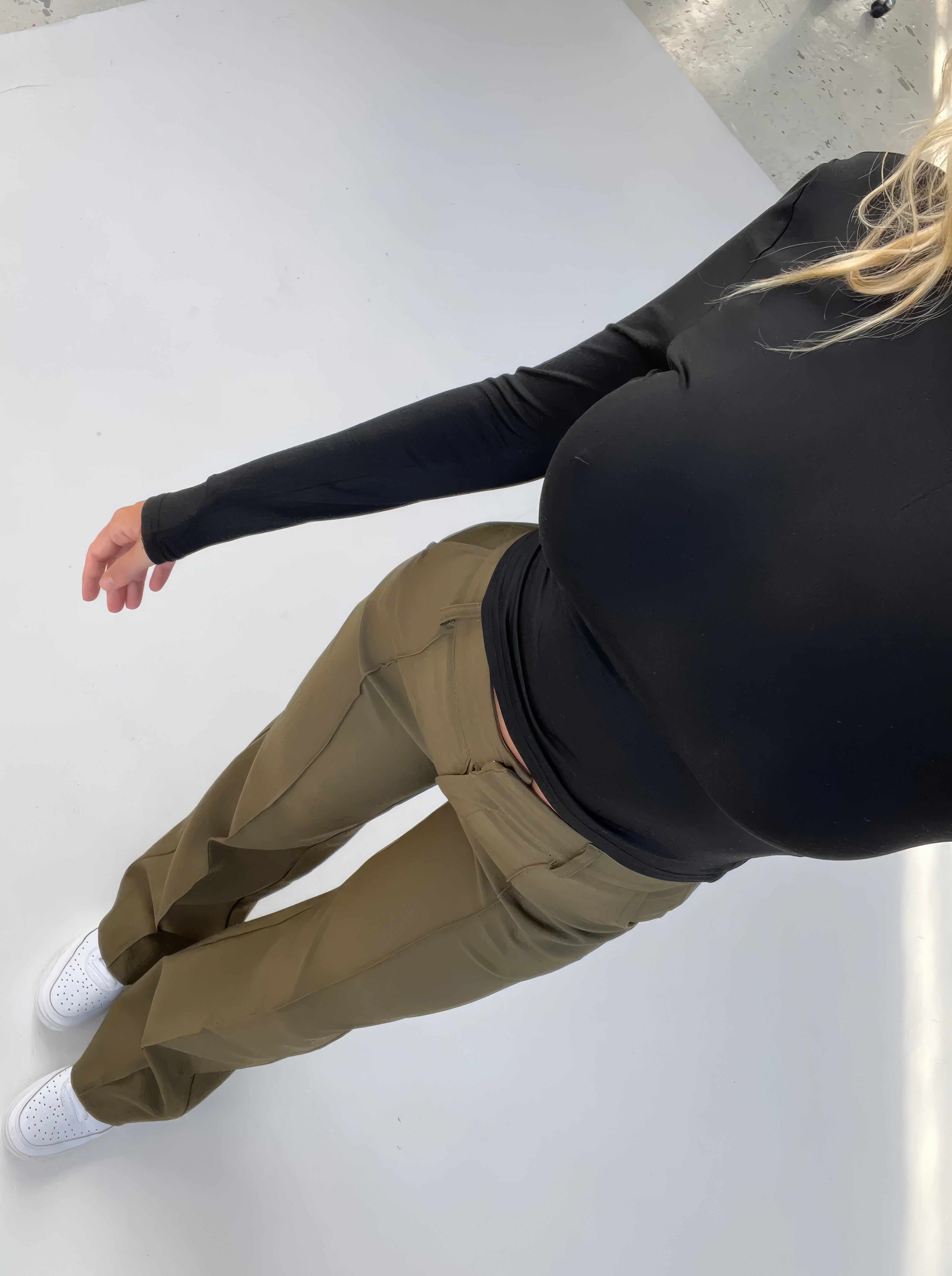 Hoge Taille Dames Pantalon met Rechte Pasvorm