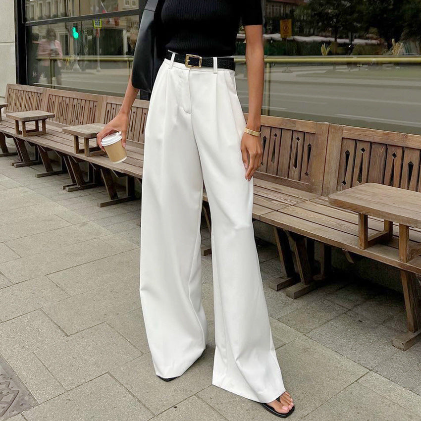 Geni | High-Waist Wide Leg Broek
