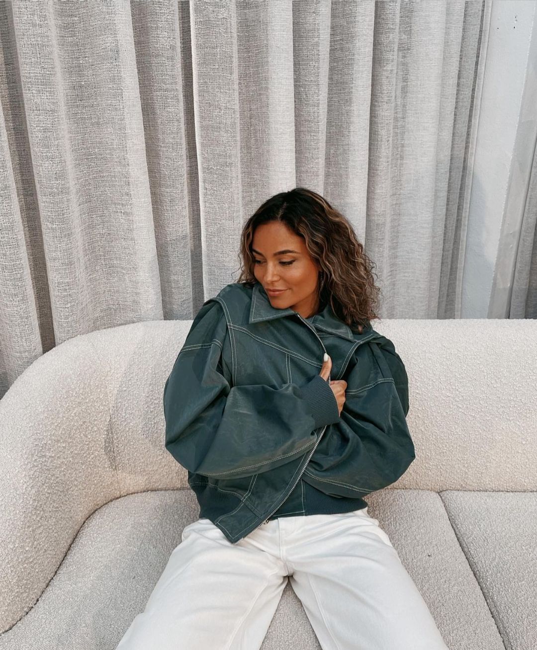 Anne | Trendy Oversized Leren Jas